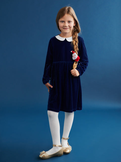 Sinsay Girl's Navy Blue Dress With Ruffles | Sinsay In Lebanon