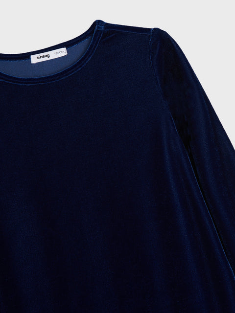 Sinsay Girl's Navy Dress With Tulle | Sinsay In Lebanon