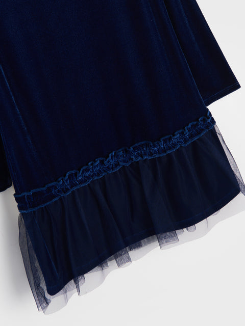 Sinsay Girl's Navy Dress With Tulle | Sinsay In Lebanon