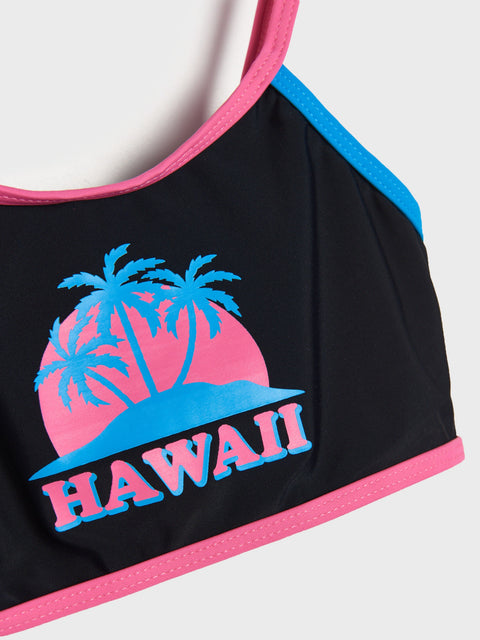 Sinsay Girl's Black Two-Piece Printed Swimsuit | Sinsay In Lebanon