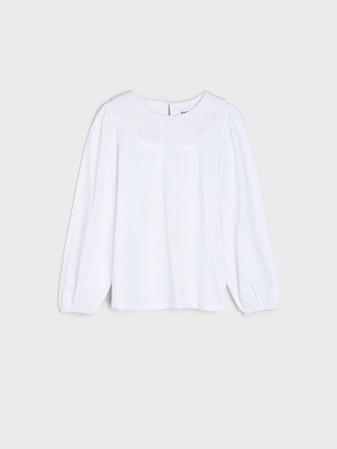 Sinsay Girl's White Sweatshirt | Sinsay In Lebanon