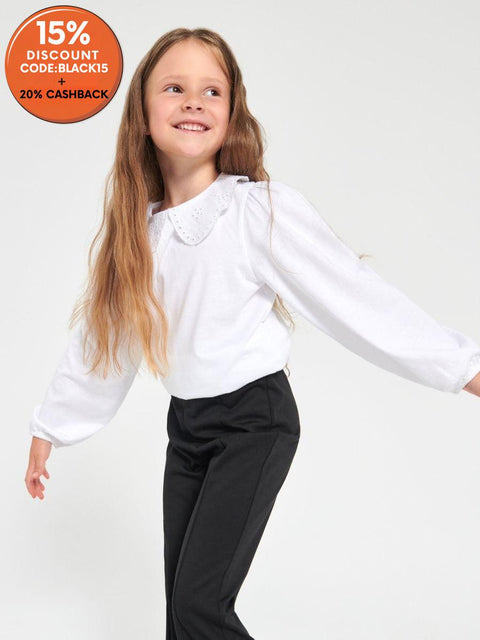 Sinsay Girl's White Sweatshirt | Sinsay In Lebanon