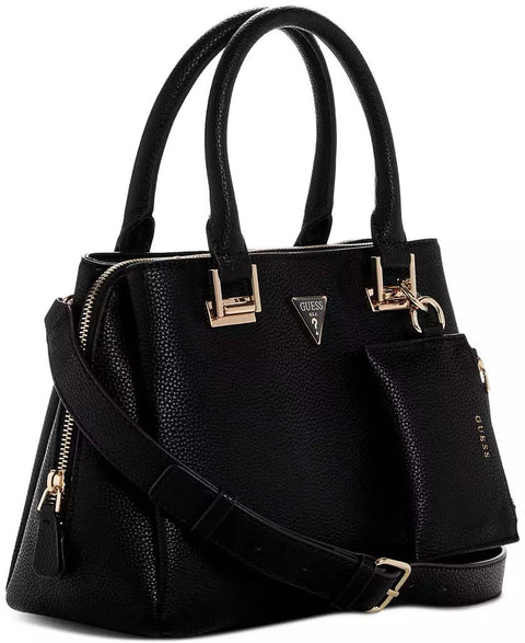 Guess Women's Black Micaela Small Girlfriend Hand Bag | Guess In Lebanon