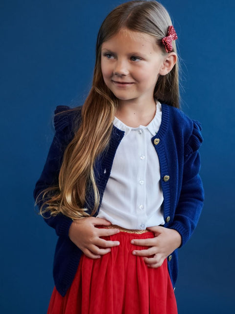 Sinsay Girl's Navy Buttoned Front Cardigan | Sinsay In Lebanon