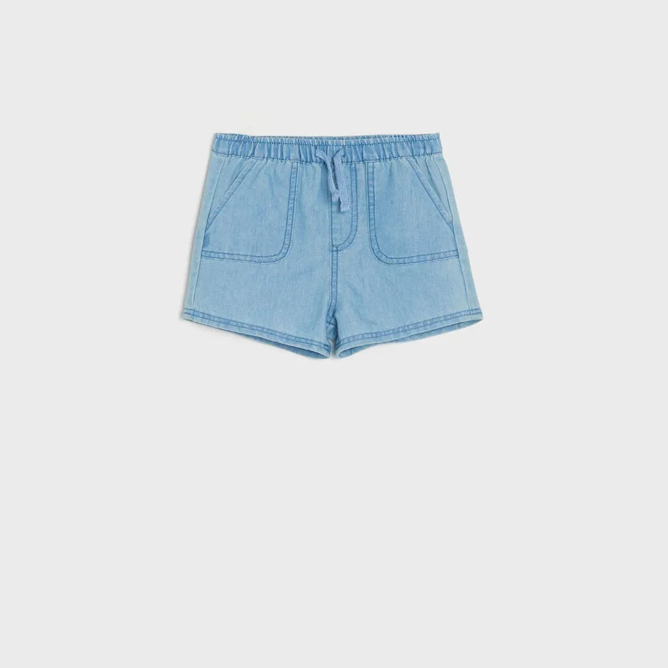 Sinsay Baby Boy's Blue Elastic Denim Short
