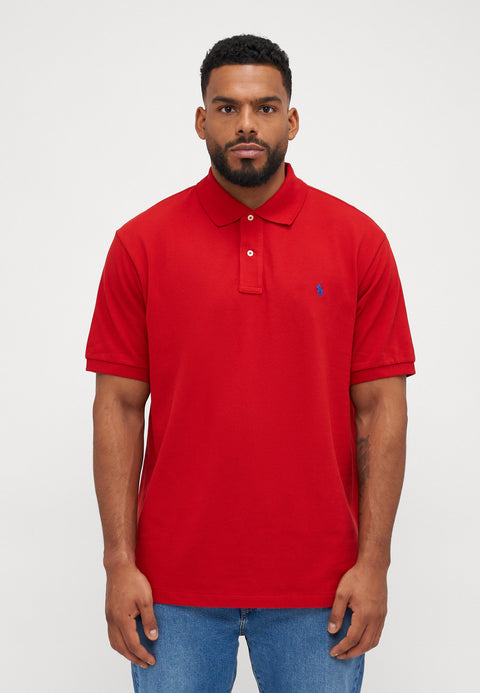 Polo Ralph Lauren Men's Red Classic Short Sleeve Polo T-Shirt | Polo Ralph Lauren In Lebanon