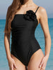 Sinsay Women's Black One-Piece Swimsuit With A Decorative Flower | Sinsay In Lebanon