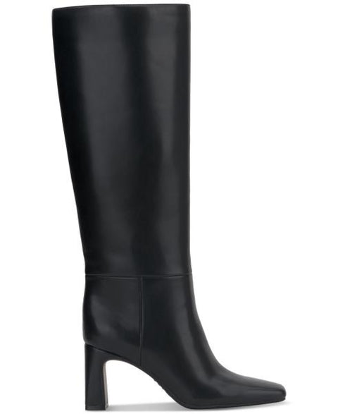 I.n.c. International Concepts Women's Odina Extra Wide-Calf Tall Dress Boots, Exclusively at Macy's - Black Smooth Extra Wide Calf
