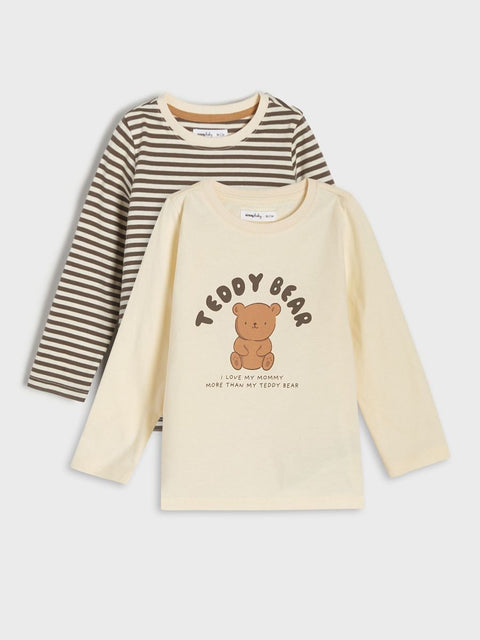 Sinsay Baby Boy's Multicolor Striped Long Sleeve Blouses 2 Pack |Sinsay In Lebanon