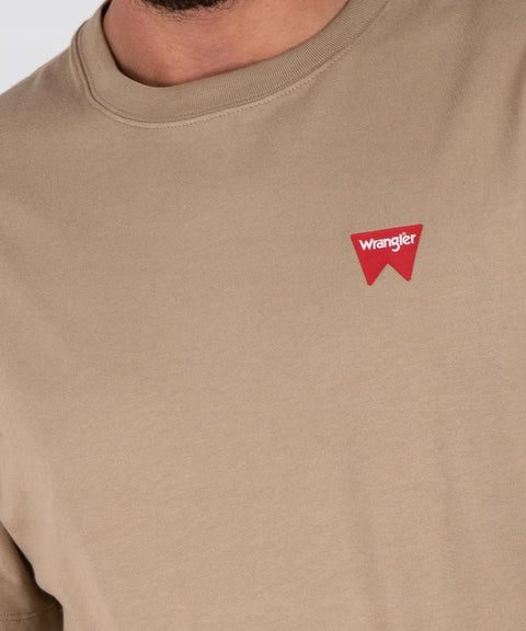 Wrangler Men's Khaki Sign Off T-Shirt |Wrangler In Lebanon