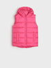 Sinsay Girl's Pink Quilted hooded Vest | Sinsay In Lebanon