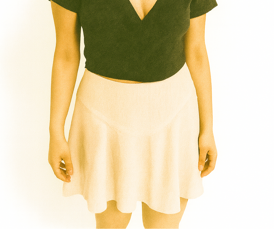 Forever 21 Women's Off White Ribbed Skirt | Forever 21 In Lebanon