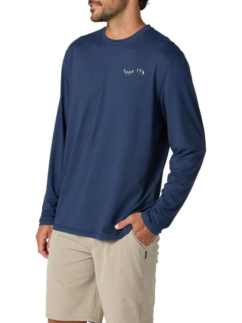 Hang Ten Men's Navy Sun Tee Blouse | Hang Ten In Lebanon