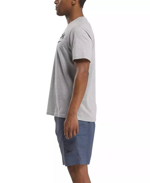 Reebok Men's Navy Classics Uniform Regular-Fit Cargo Shorts|Reebok In Lebanon