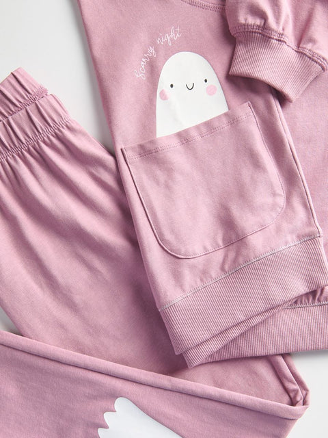 Reserved Baby Girl's Purple 2 pcs Pajama Set |Reserved In Lebanon