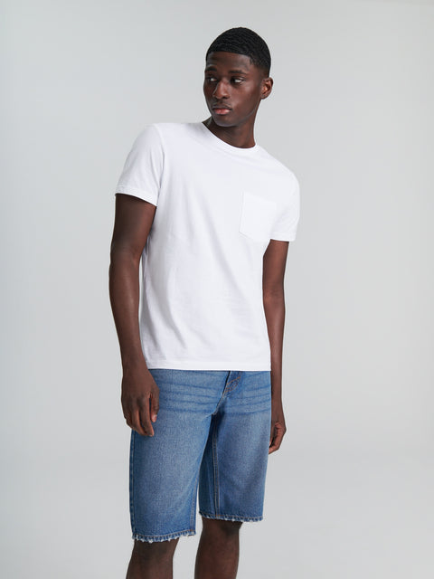 Sinsay Men's Blue Distressed Denim Short | Sinsay In Lebanon