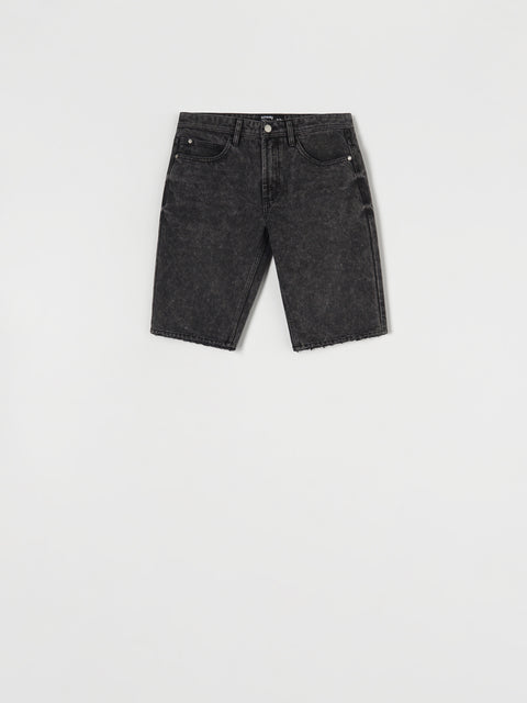 Sinsay Men's Washed Black Denim Distressed shorts|Sinsay In Lebanon