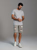 Sinsay Men's Grey Distressed Denim Short | Sinsay In Lebanon