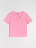 Sinsay Women's Pink T-Shirt AYA