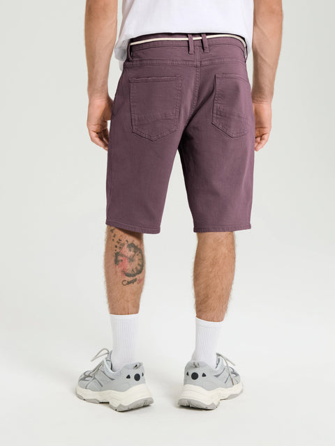 Sinsay Men's Washed Purple Denim Shorts | Sinsay In Lebanon