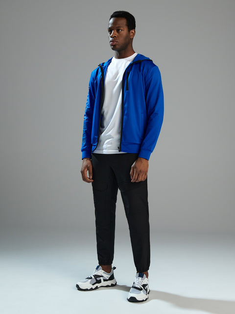 Sinsay Men's Royal Blue Hooded Jacket | Sinsay In Lebanon