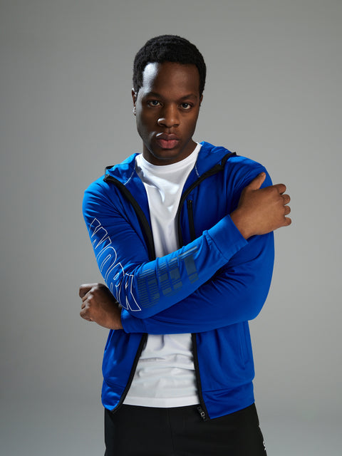 Sinsay Men's Royal Blue Hooded Jacket | Sinsay In Lebanon