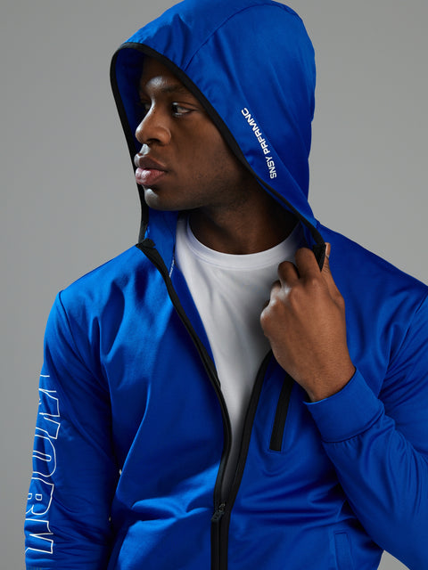 Sinsay Men's Royal Blue Hooded Jacket | Sinsay In Lebanon