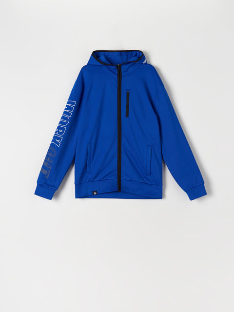 Sinsay Men's Royal Blue Hooded Jacket | Sinsay In Lebanon