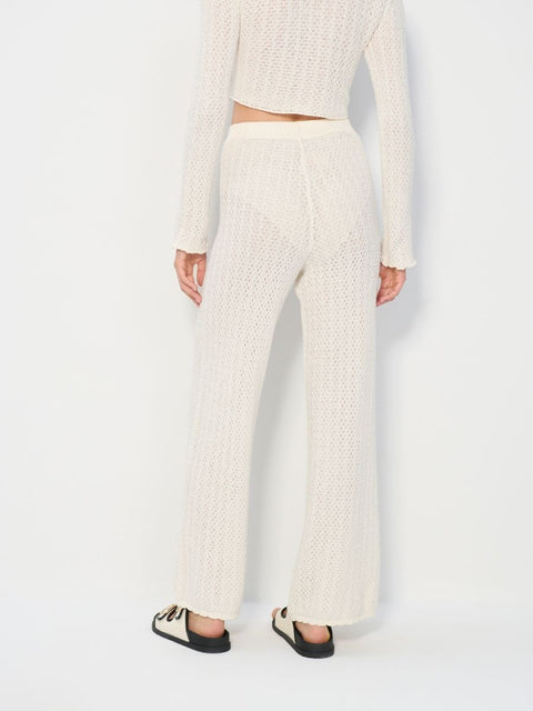 Sinsay Women's Light Beige Knitted Crochet Trousers | Sinsay In Lebanon