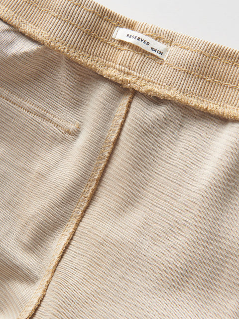 Reserved Baby Boy's Beige Cargo pants Made Of Embossed Fabric | Reserved In Lebanon