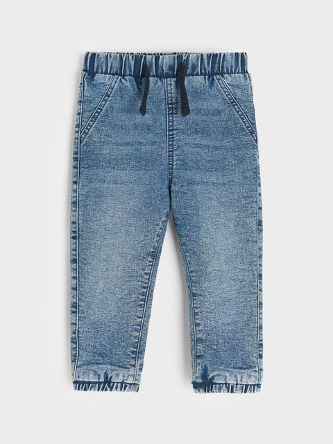 Sinsay Baby Boy's Blue Insulated Jeans With Elastic Waistband | Sinsay In Lebanon