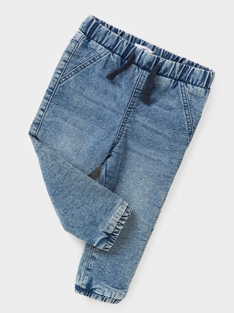 Sinsay Baby Boy's Blue Insulated Jeans With Elastic Waistband | Sinsay In Lebanon