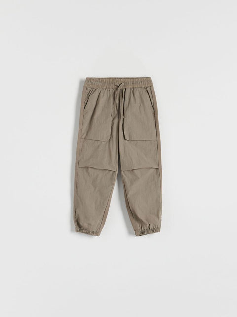 Reserved Baby Boy's Khaki Jogger With Pockets Sweatpant | Reserved In Lebanon