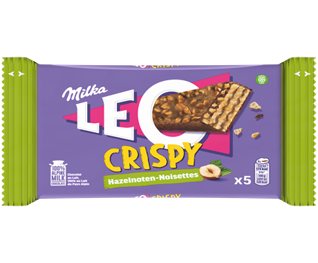 Milka Leo Crispy Hazelnuts 155g (5x31g) | Milka In Lebanon