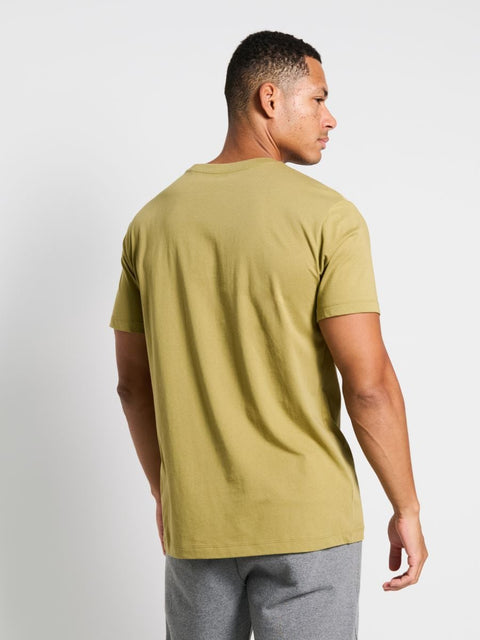 Sinsay Men's Light Olive Short Sleeve T-Shirt | Sinsay In Lebanon