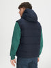 Sinsay Men's Navy Quilted Vest With Comfortable Hood | Sinsay In Lebanon