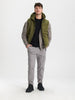 Sinsay Men's Khaki Green Hooded Puffer Vest | Sinsay in Lebanon