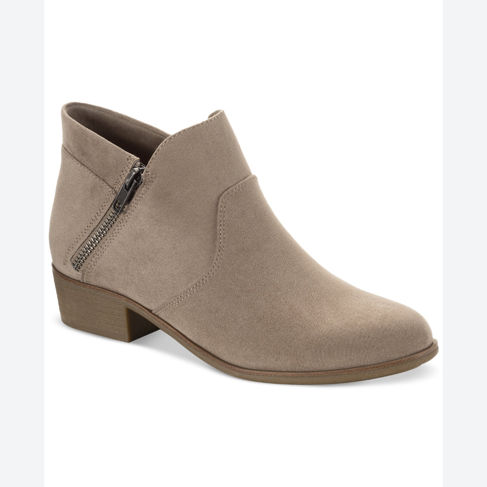 Sun + Stone Women's Griege Adelineef Mshroom Mc Double Zip Ankle Boots