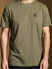 Sinsay Men's Olive Green Short Sleeve Plain T-Shirt | Sinsay In Lebanon