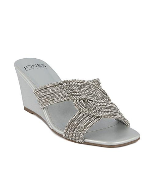 Jones New York Women's Irebbo Wedge Dress Sandals - Silver