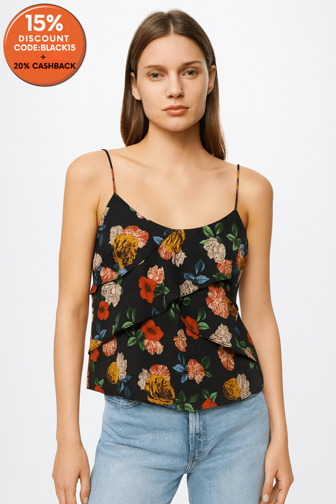 Mango Women's Multicolor Bustier Blouse | Mango in Lebanon