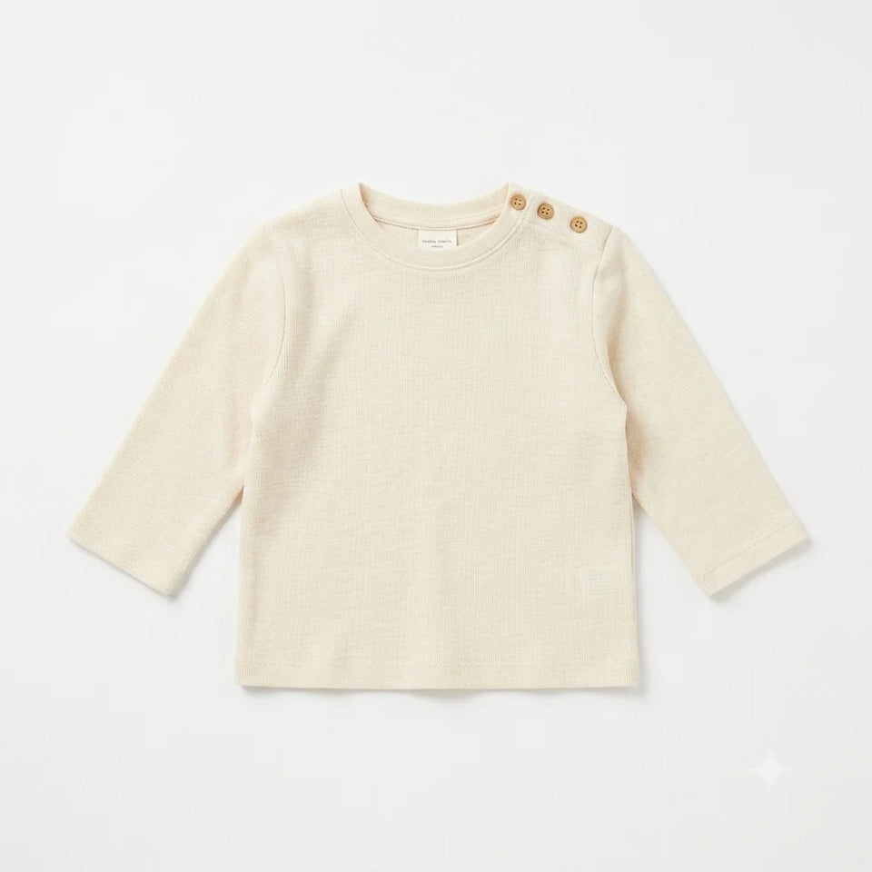 Zara Baby Boy's Off White Plain Crewneck Blouse | Zara In Lebanon