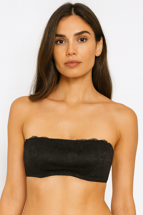Demar Women's Black Mesh Lace Bra | Demar In Lebanon