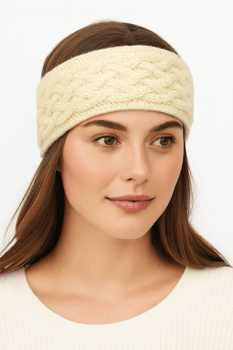 Forever 21 Women's Off White Knitted Headband |Forever 21 In Lebanon