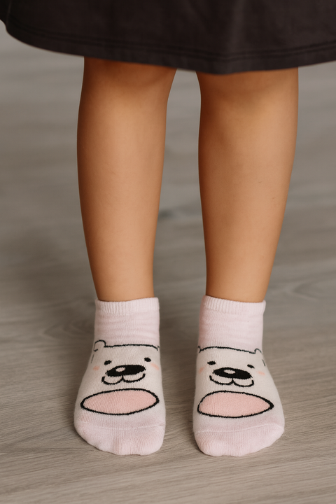 Terranova Girl's Light Pink Printed Socks| Terranova In Lebanon