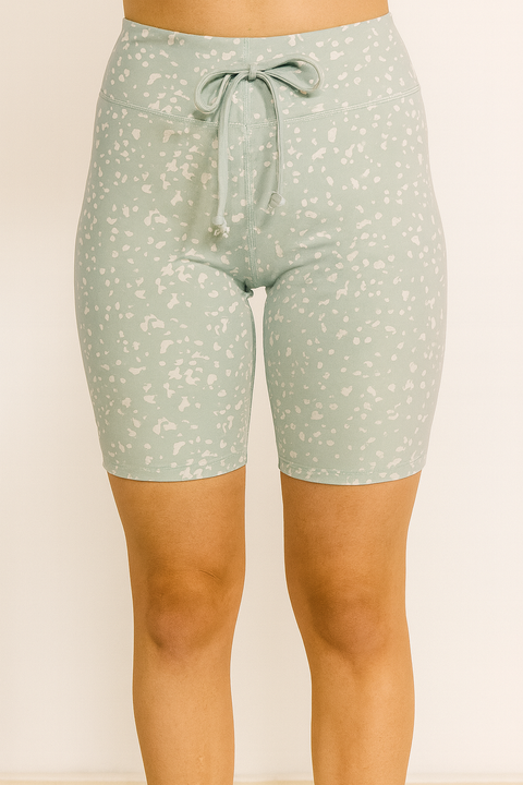 Forever 21 Women's Mint Green Biker Short | Forever 21 In Lebanon