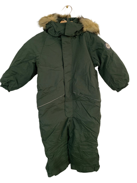 POMPdeLUX Boy's Dark Green Single Zipper Snowsuit |POMPdeLUX in Lebanon