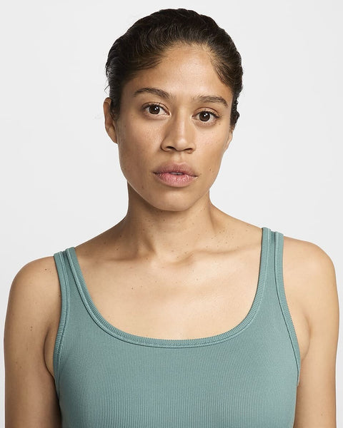 Nike  Women's Green  One Dri-FIT Scoop Neck Sleeveless Romper  |  Nike in Lebanon