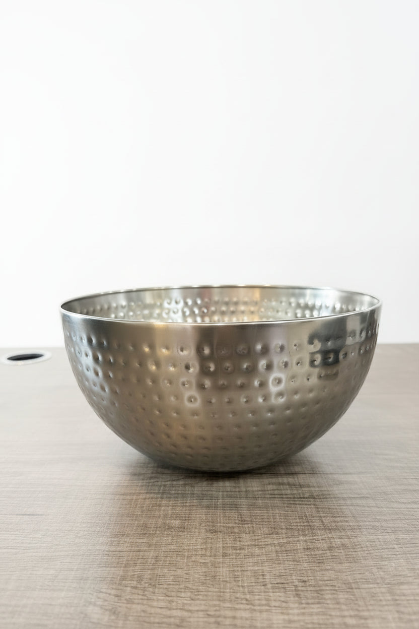 Lucky Tiger Hammered Stainless Steel Serving Bowl 24cm (14767)