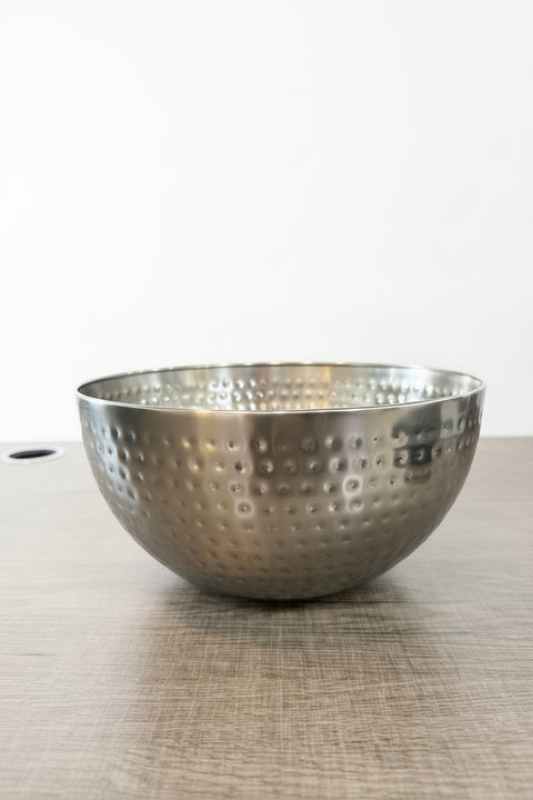 Lucky Tiger Hammered Stainless Steel Serving Bowl 24cm (14767)